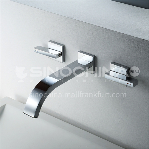 Household Public Toilet In-Wall Faucet Silver HI03A013